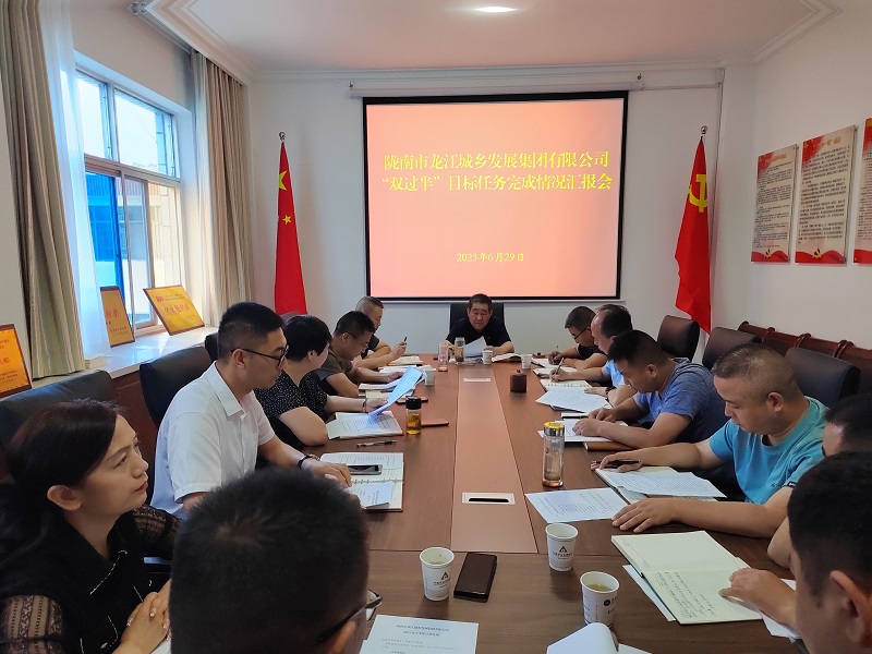 【“三抓三促”行動進行時】市龍江城鄉(xiāng)集團召開“雙過半”目標(biāo)任務(wù)完成情況匯報會